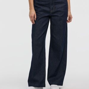 Reitmans Navy Wide-Leg Jeans
